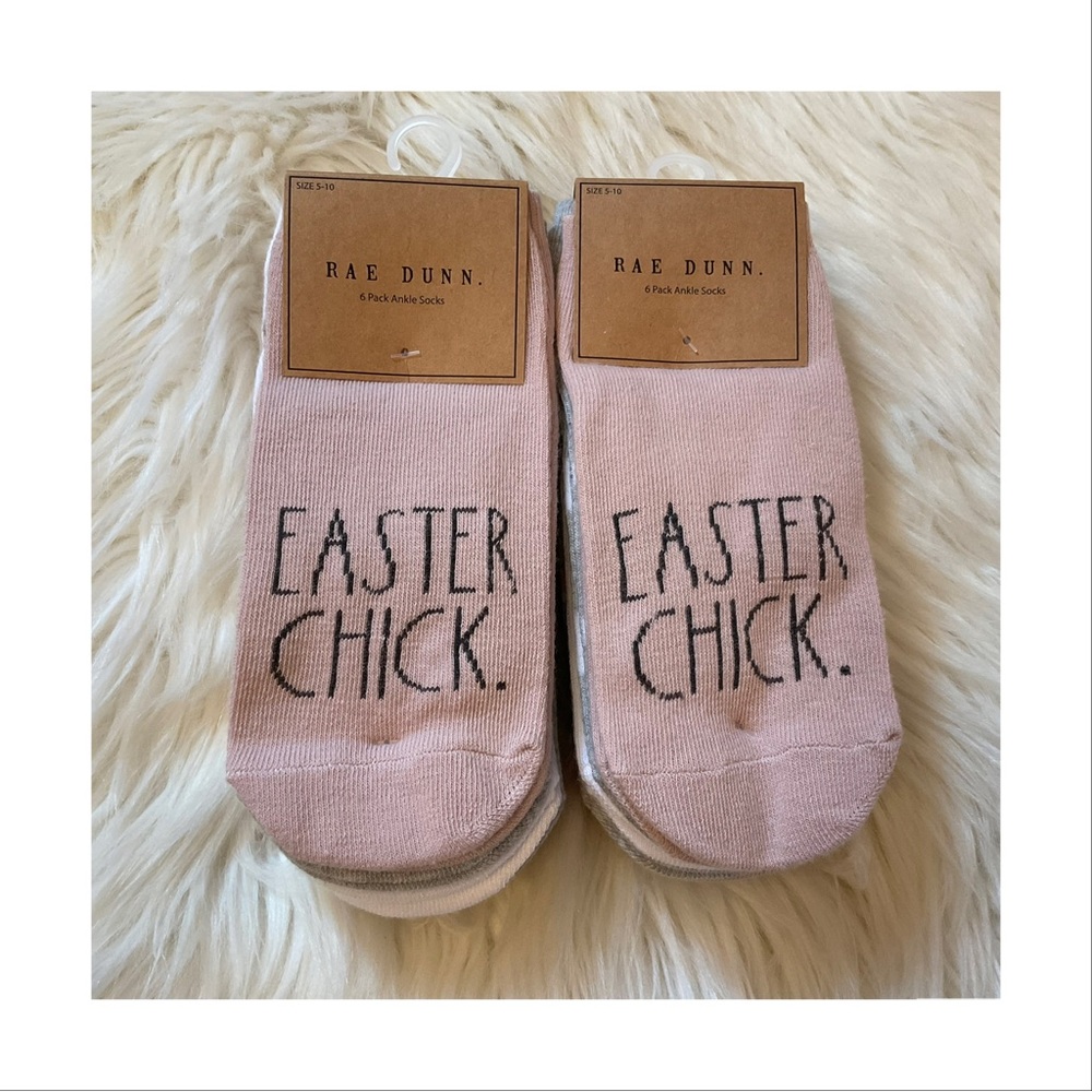 Rae Dunn Easter Ankle Socks - NWT x12 Pairs